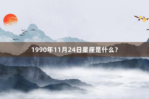 1990年11月24日星座是什么？